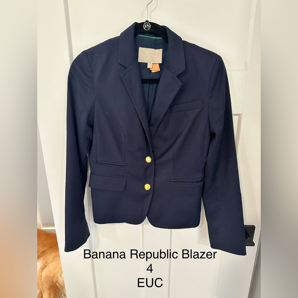 BANANA REPUBLIC Factory blue blazer